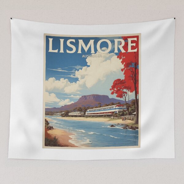 Item preview, Lismore Australia Tourism Vintage Poster designed and sold by TravelersGems.
