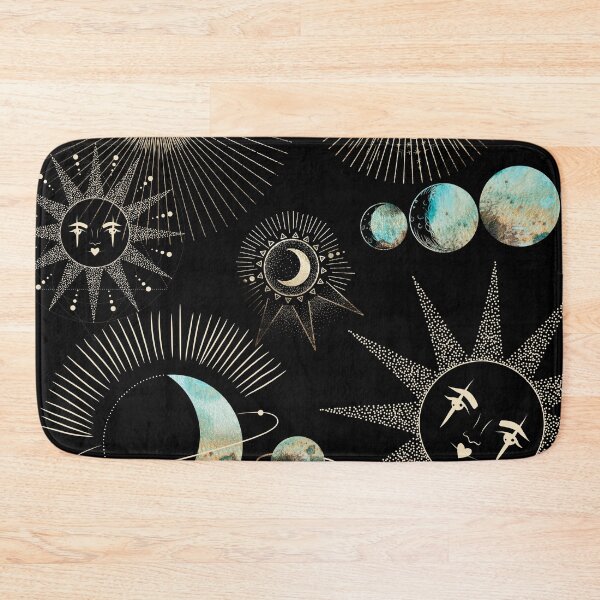 Item preview, Blue and Golden Cosmic Skies designed and sold by ApplesCinnamon.