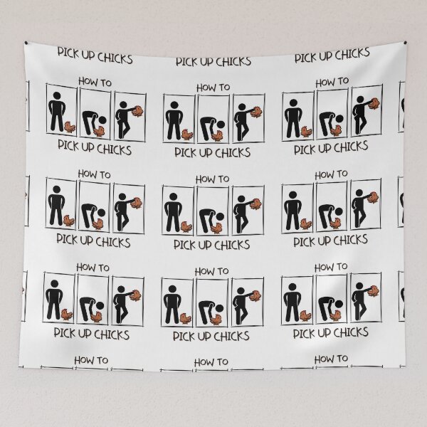 Item preview, How To Pick Up Chicks Funny Quote designed and sold by wejollydigitals.
