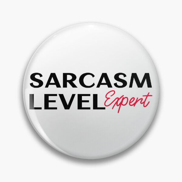 Item preview, "Master the Art of Sarcasm with this Expert Level Typography" designed and sold by HoodieNTee.