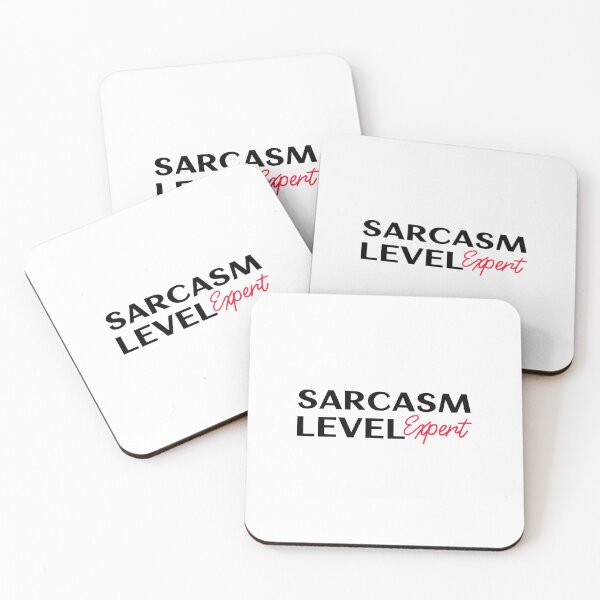 Item preview, "Master the Art of Sarcasm with this Expert Level Typography" designed and sold by HoodieNTee.