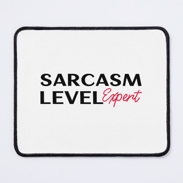 Item preview, "Master the Art of Sarcasm with this Expert Level Typography" designed and sold by HoodieNTee.
