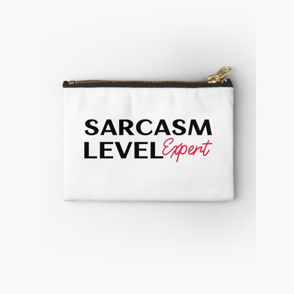 Item preview, "Master the Art of Sarcasm with this Expert Level Typography" designed and sold by HoodieNTee.