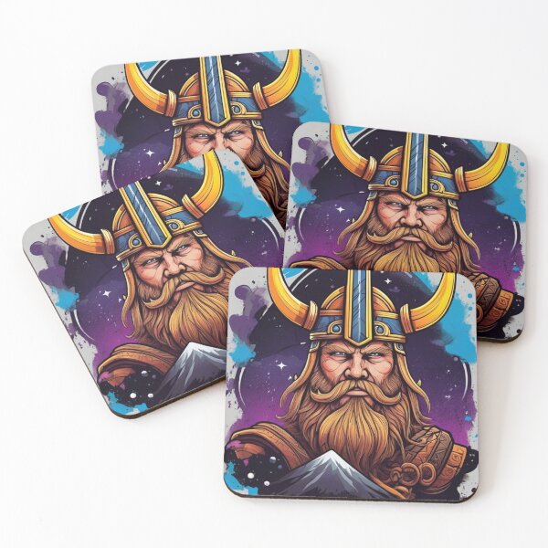 Item preview, Galaxy Portrait Viking designed and sold by TondoMeander.
