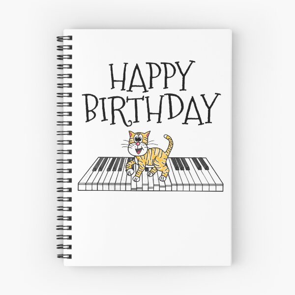 Item preview, Piano Cat Pianist Birthday Music Teacher Musician designed and sold by doodlerob.