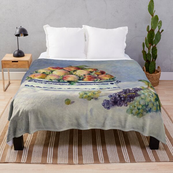 Item preview, Still Life with Peaches and Grapes designed and sold by tomorrowsart.