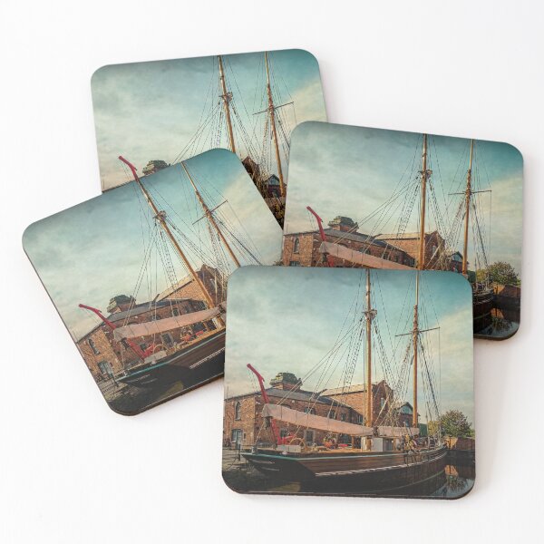 Item preview, Tall Ship in Dock at Gloucester designed and sold by IanWL.