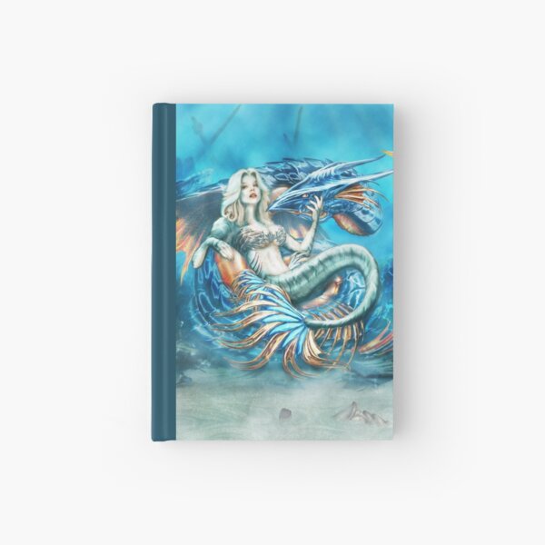 Tempest - Mermaid with Sea Dragon Hardcover Journal