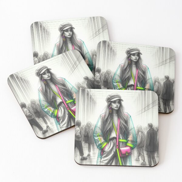 Item preview, Chic Urbanite - Charcoal Fashion Statement designed and sold by RuyaFab.