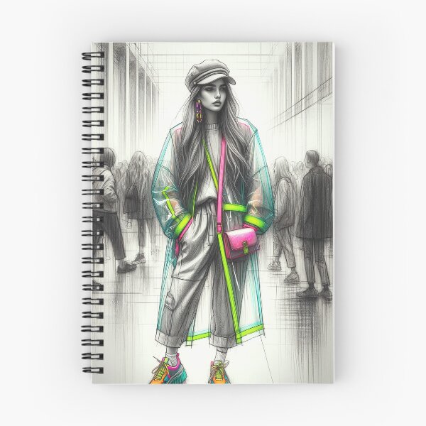 Item preview, Chic Urbanite - Charcoal Fashion Statement designed and sold by RuyaFab.