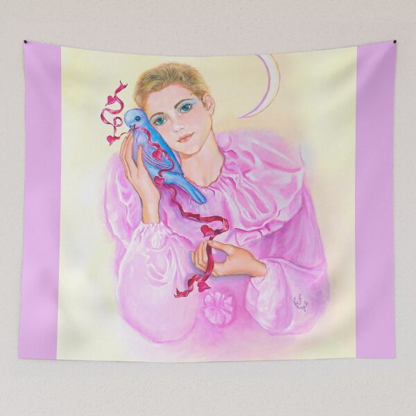 Item preview, PIERROT AND BLUEBIRD designed and sold by Judy Mastrangelo.