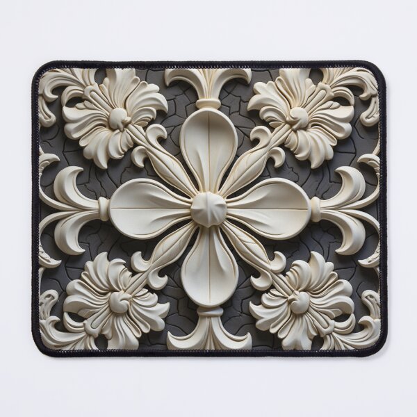 Item preview, Marble Floral Ornament designed and sold by AxeWave.