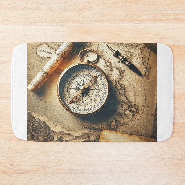 Item preview, Time travel of discovery - compass and cartography of the Old Age designed and sold by pod24.