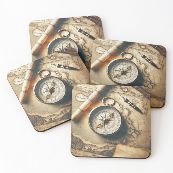 Item preview, Time travel of discovery - compass and cartography of the Old Age designed and sold by pod24.