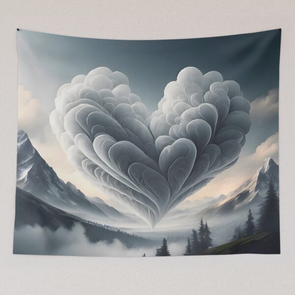 Item preview, Majestic Peaks: A Heartfelt Scene designed and sold by CoolVisionStd.