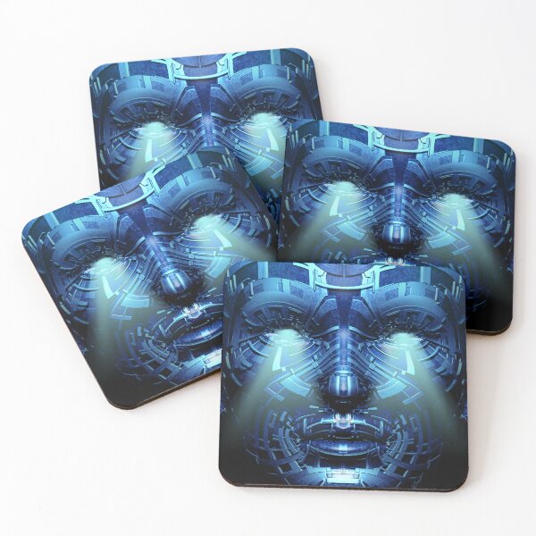 Item preview, Android - Fantasy Robot 3D Illustration - blue Version designed and sold by KairoDesign.
