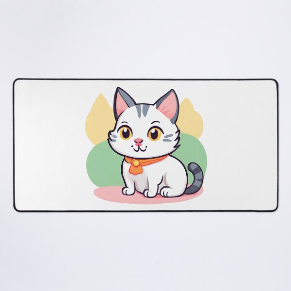 Item preview, Cute cat with colorful background, kawaii cat designed and sold by PurpleWay.