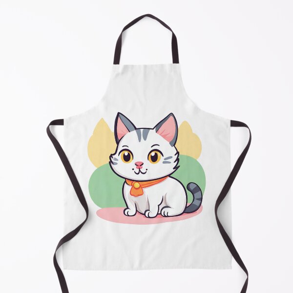 Item preview, Cute cat with colorful background, kawaii cat designed and sold by PurpleWay.