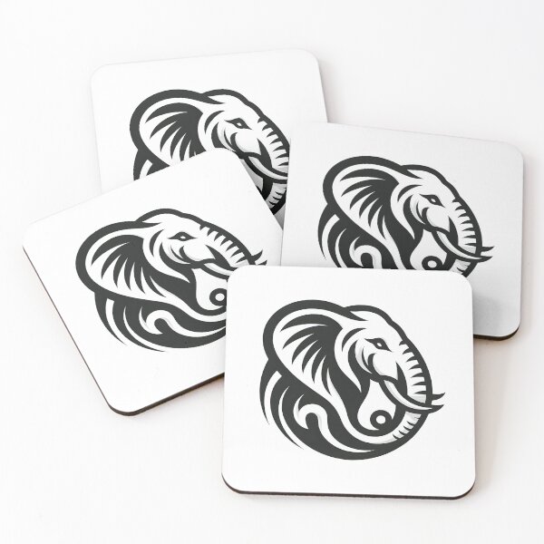 Item preview, Roaring Jungle Giants Elephants designed and sold by vectorillus.