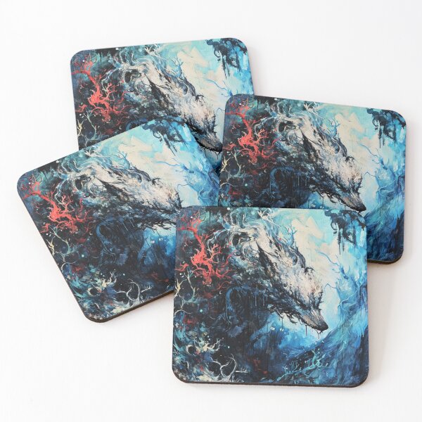 Item preview, Abstract Wolf Wave Design designed and sold by JustArtDesign9.