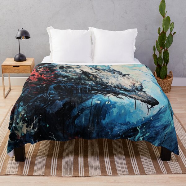 Item preview, Diseño abstracto de onda de lobo designed and sold by JustArtDesign9.
