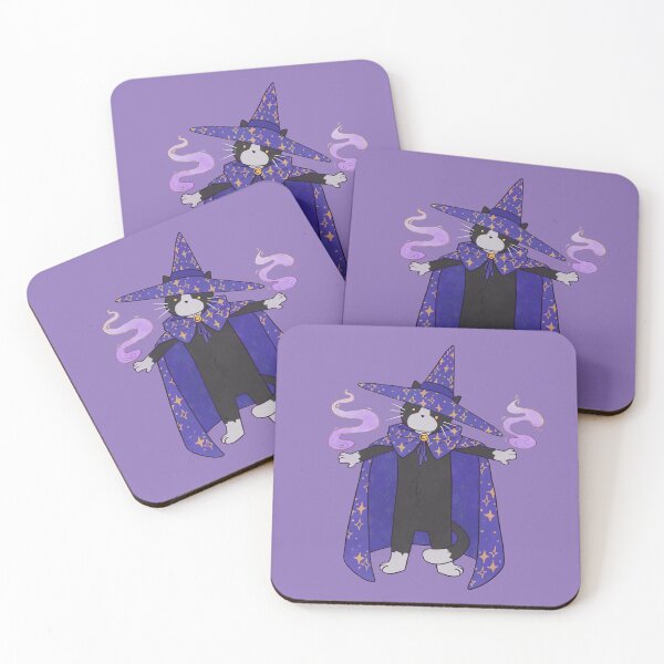 Item preview, wizard cat designed and sold by papercreatyre.