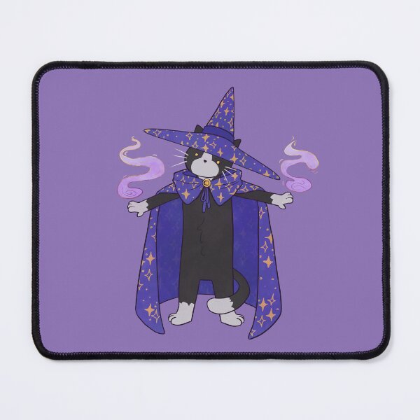 Item preview, wizard cat designed and sold by papercreatyre.