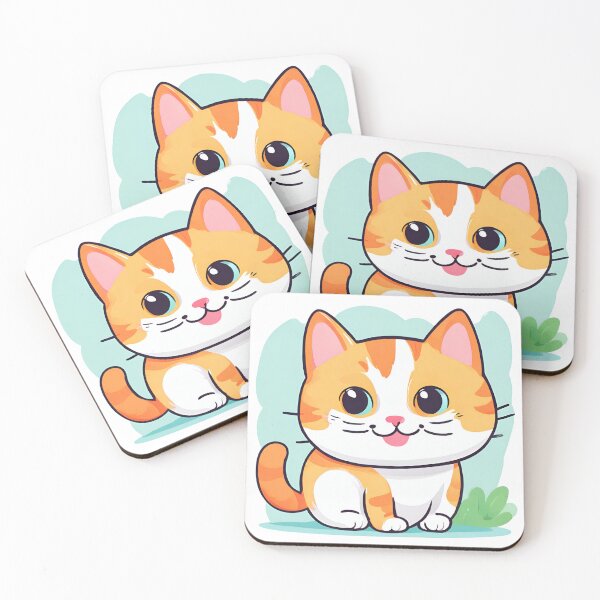 Item preview, Cute cat, Cute Kitten, kawaii cat designed and sold by PurpleWay.