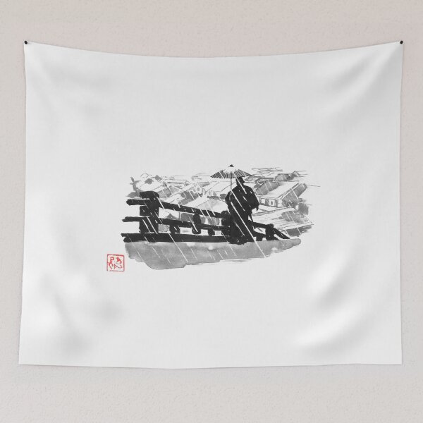Item preview, samurai under the rain designed and sold by pechane.