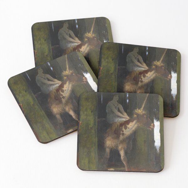 Item preview, Silence of the Forest - Arnold Böcklin designed and sold by darkgothicart.