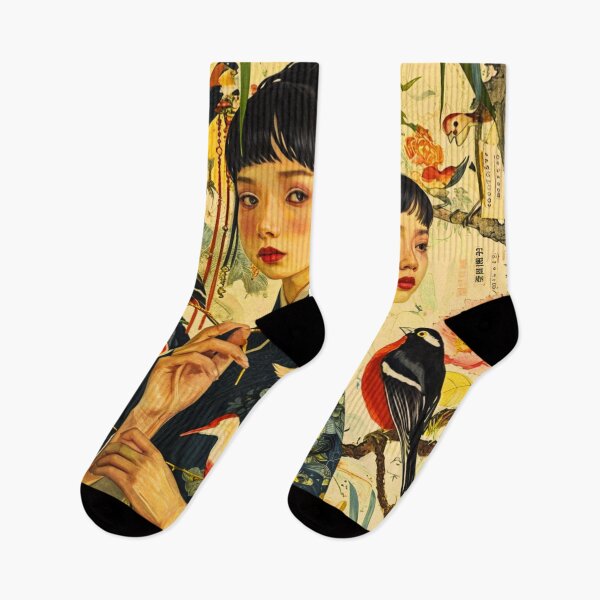 Item preview, Oriental Women Amidst Wildlife  designed and sold by JustArtDesign9.