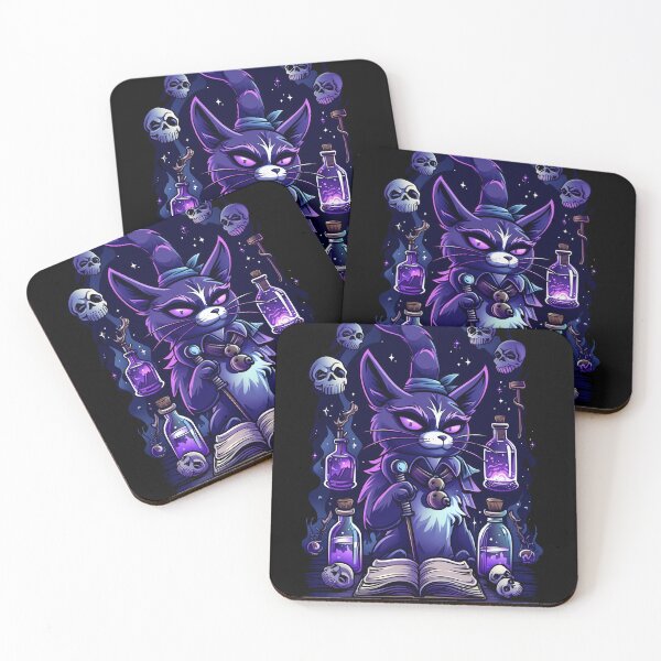 Item preview, Nekomancer necromancer cat designed and sold by Shaani.