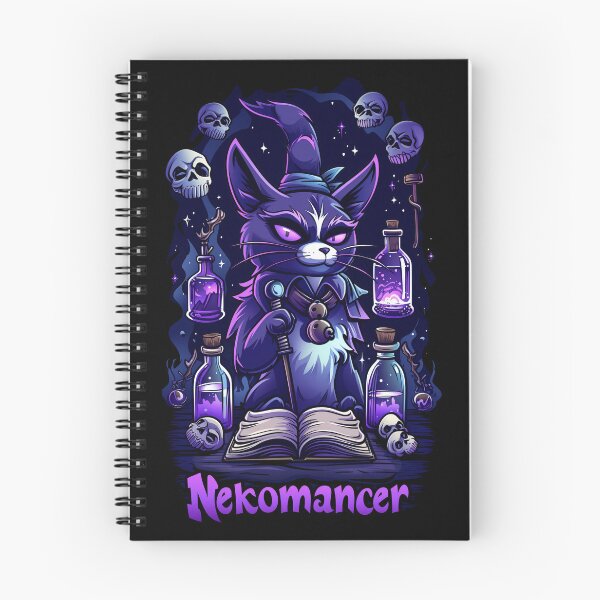 Item preview, Nekomancer necromancer cat designed and sold by Shaani.
