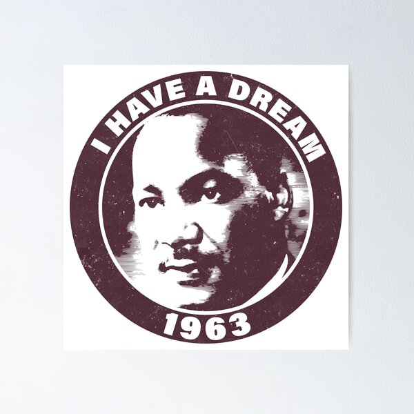 Item preview, Martin Luther King Jr Design for stickers and shirts designed and sold by Thread Craft.