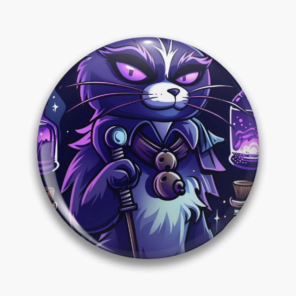 Item preview, Nekomancer necromancer cat designed and sold by Shaani.