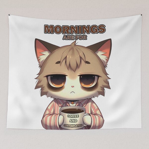 Item preview, Mornings Are For Coffee and Contemplation designed and sold by Echonn.