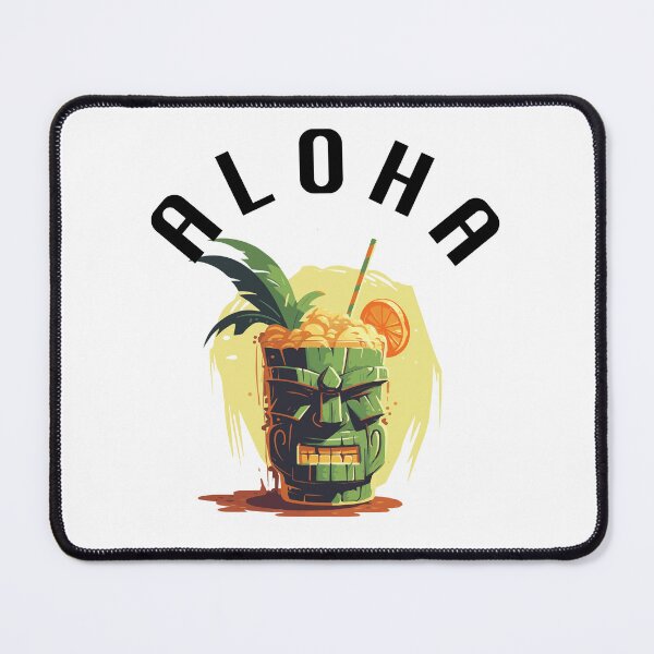 Item preview, Tiki Drink - Aloha (Black Lettering) designed and sold by VelvetRoom.