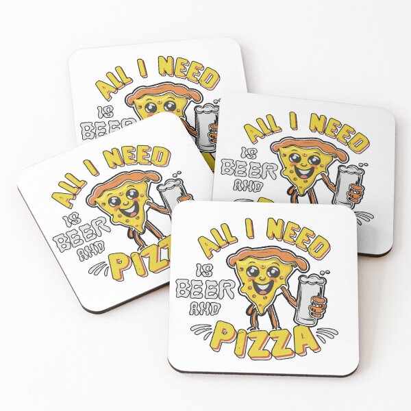 Item preview, ALL I NEED IS BEER AND PIZZA designed and sold by NebulaWhimsy.