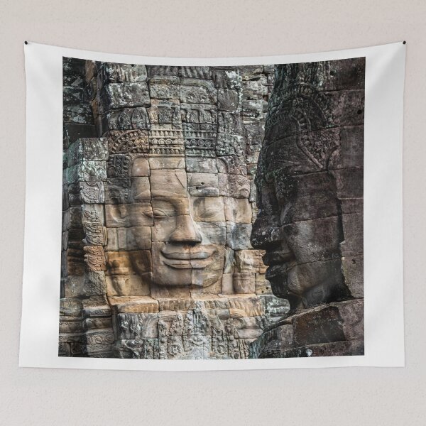 Item preview, Mysterious stone faces of Bayon - Angkor Wat designed and sold by pod24.