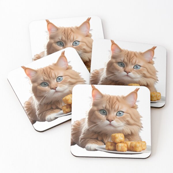 Item preview, tater tot cat designed and sold by zanyxy.