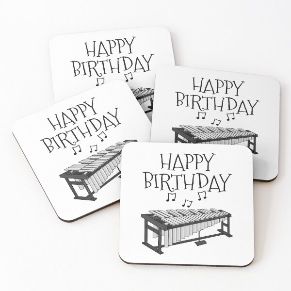 Item preview, Vibraphone Happy Birthday Vibraphonist Percussion Musician designed and sold by doodlerob.