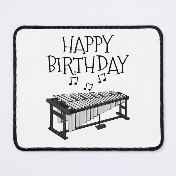 Item preview, Vibraphone Happy Birthday Vibraphonist Percussion Musician designed and sold by doodlerob.