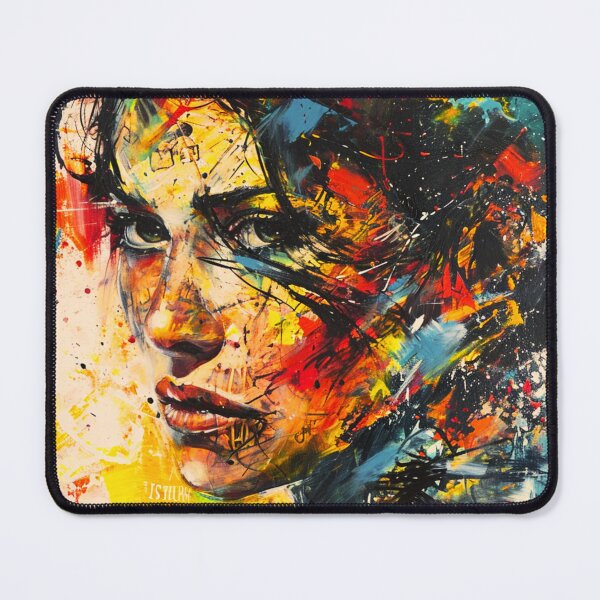 Item preview, Women's Face in Captivating Watercolor Art designed and sold by JustArtDesign9.