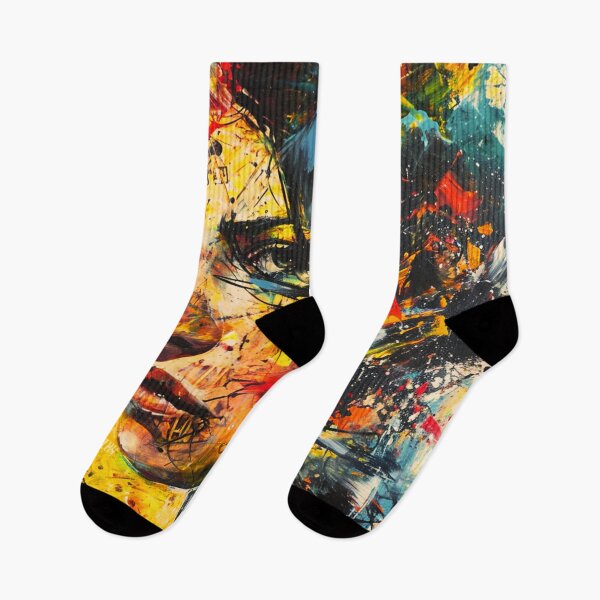 Item preview, Women's Face in Captivating Watercolor Art designed and sold by JustArtDesign9.
