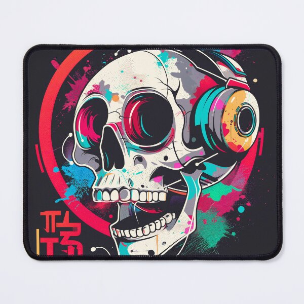 Item preview, Music Skull Artwork designed and sold by KatanaCreative.