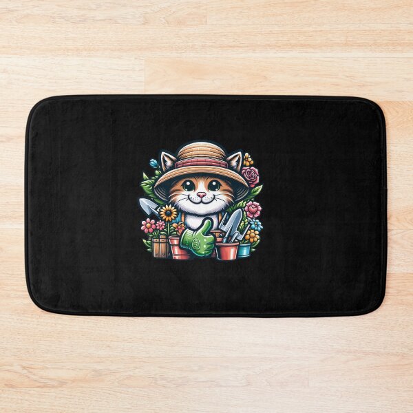 Item preview, "Gardening Whiz Cat - Thumbs Up for Green Thumbs" designed and sold by ChromaticBlend.