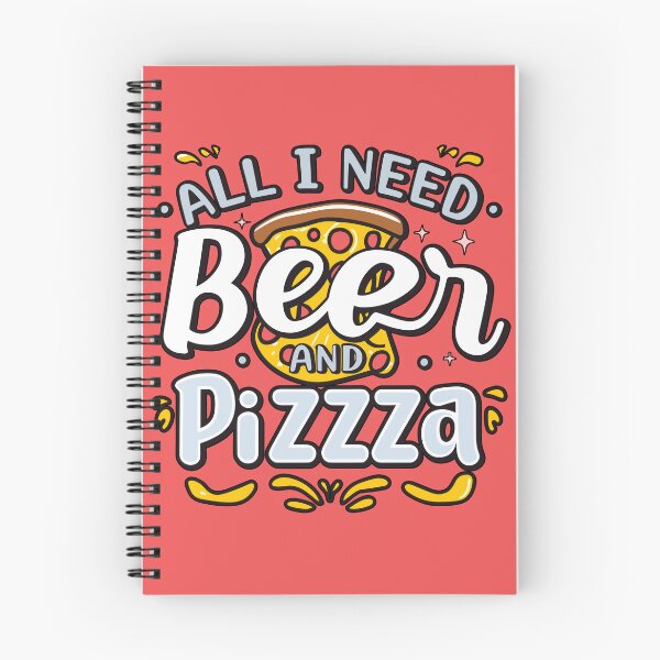 Item preview, ALL I NEED IS BEER AND PIZZA designed and sold by NebulaWhimsy.