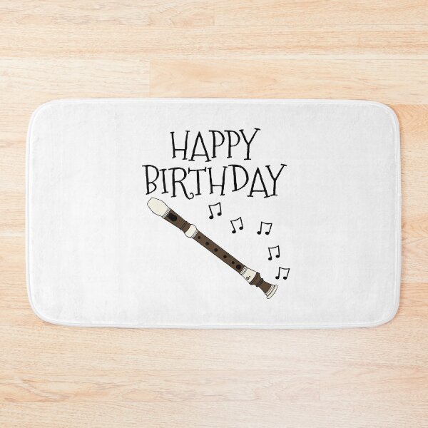 Item preview, Recorder Happy Birthday Recorderist Woodwind Musician designed and sold by doodlerob.