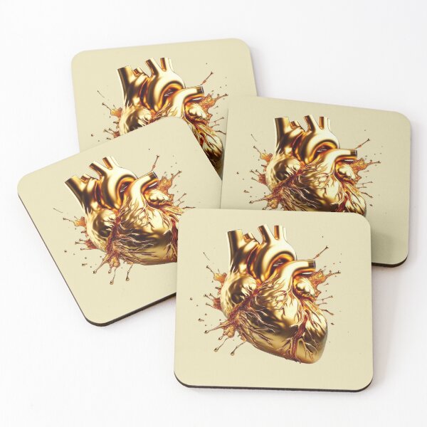 Item preview, Golden Heart designed and sold by Francesca Sarno.