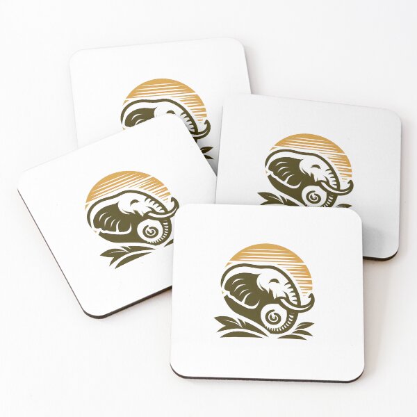Item preview, Roaring Jungle Giants Elephants designed and sold by vectorillus.